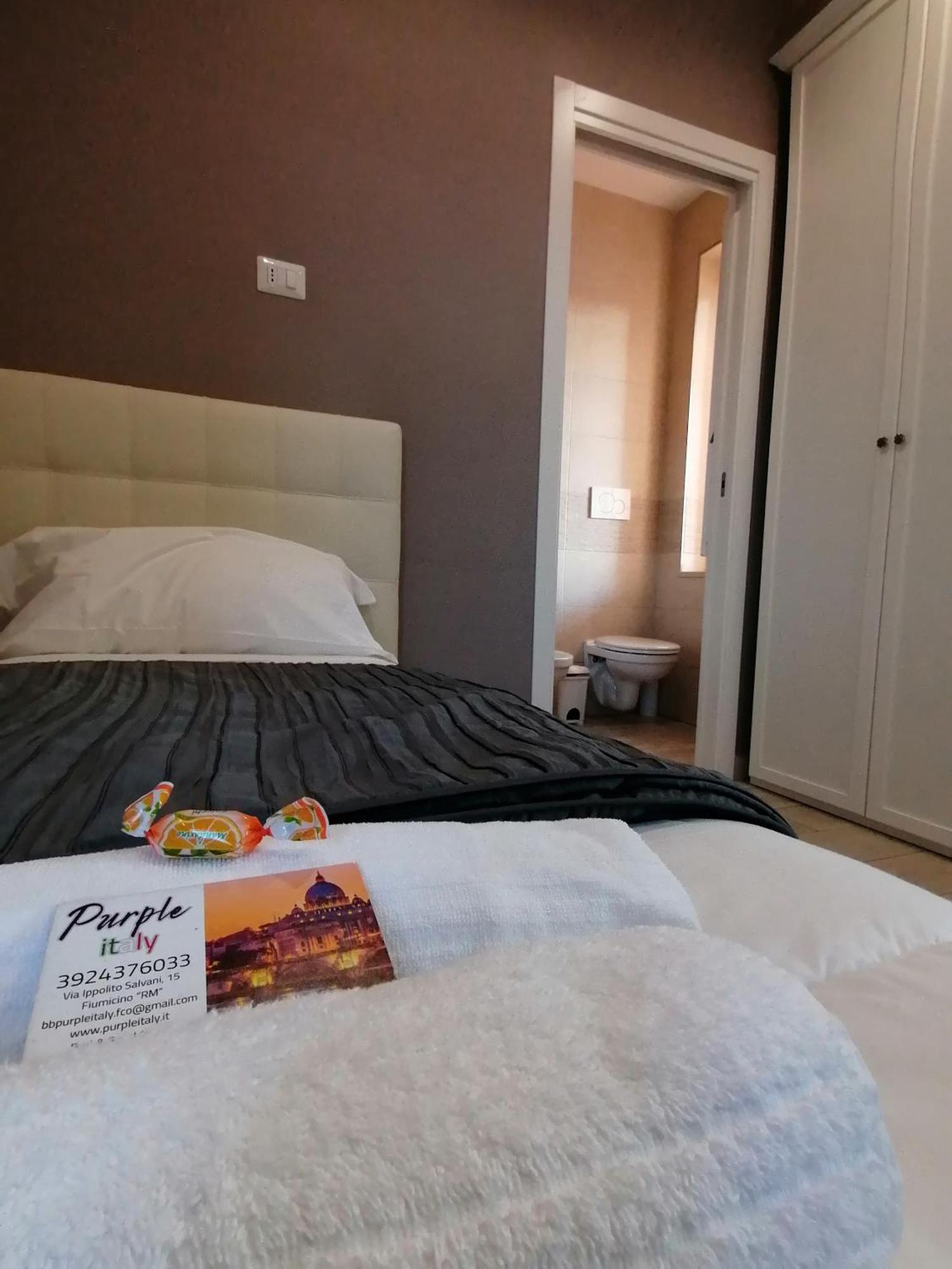 B&B Purple Italy Fiumicino Rom bilde